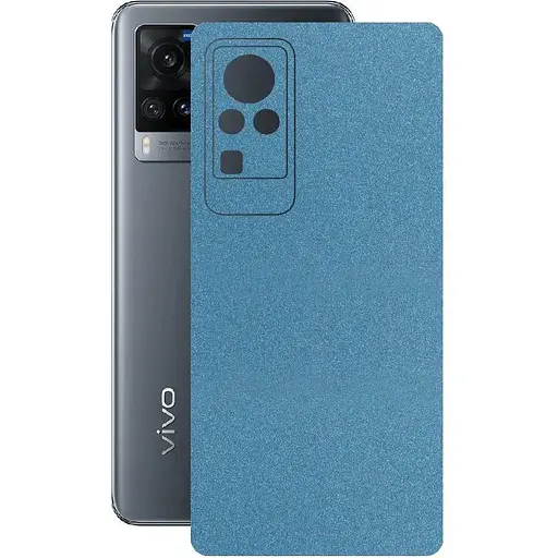Захисна плівка StatusSKIN для Vivo X60 Pro 5G Корпус Вініл Блакитна глянець - фото 1
