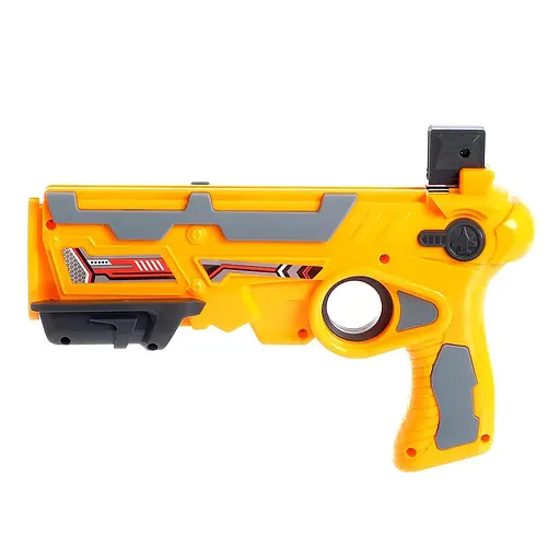 Дитячий пістолет Baby Toys 331-8A стріляє літаками, 4 шт., Air Battle катапульта, Жовтий - фото 2