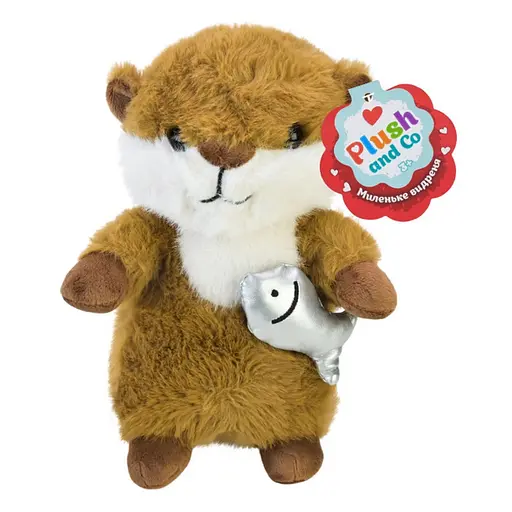 Дитяча м'яка іграшка "Видреня" Plush and Co PLC25008-2, 15х20х22 см - фото 1