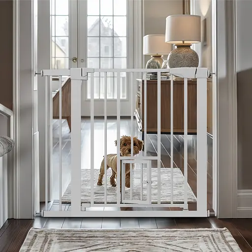 Барьер межкомнатный-лестничный Tulano Guardian 2.0 White 75-96 см - фото 6