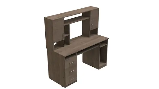 Компьютерный стол Анжело Ferrum-decor 1400x1422x600 ДСП Дуб Сонома Трюфель 16 мм (FRD-104708) - фото 4