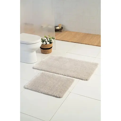 Килимки для ванної Vonaldi Softmicro набір 2 шт. капучино