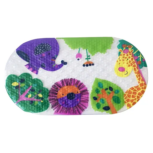 Коврик в ванную комнату на присосках "Сафари" Mega Zayka MGZ-0900(Safari) 35х65 см - фото 1