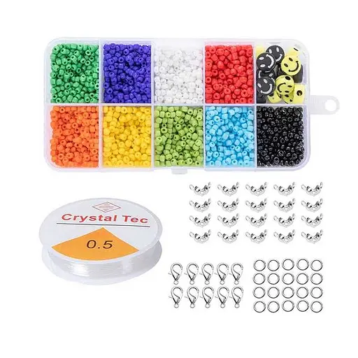 Набор бисера 1194-4, Бусины, леска, фурнитура, в юоксе (6982532400241) - фото 2