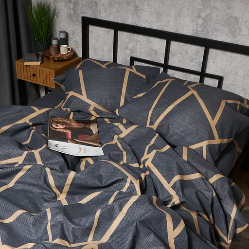 Набір наволочок Moon&Star Мікросатин Premium Deep Blue Luxe 50х50 см 2 шт - фото 3