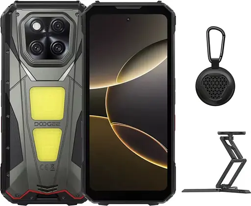 Смартфон DOOGEE V Max Play 5G VIP Edition 16/512GB Battle Rust ПРОЕКТОР+Night Vision+2 ПРОЖЕКТОРА