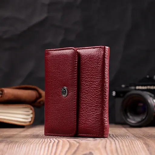 Кожаный женский кошелек ST Leather 11.7х9.5х2 см acs0028389 - фото 7