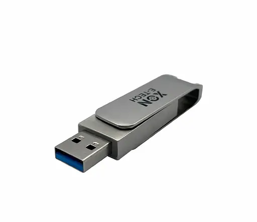 Флеш-накопитель XON FlashDrive DuoConnect 128GB (USB 2.0 + USB Type-C) Серый (FX2DR128MS 7614) - фото 6