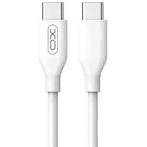 Кабель XO NB124 40W PD Type-c to Type-C Белый - фото 1
