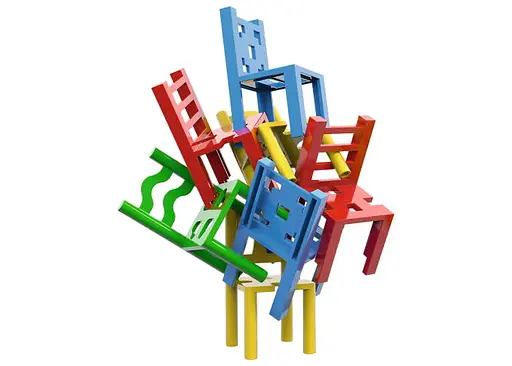 Настільна гра Trefl Стільчики для 3-ох гравців (Міstakos) (укр.) (02327) - фото 2