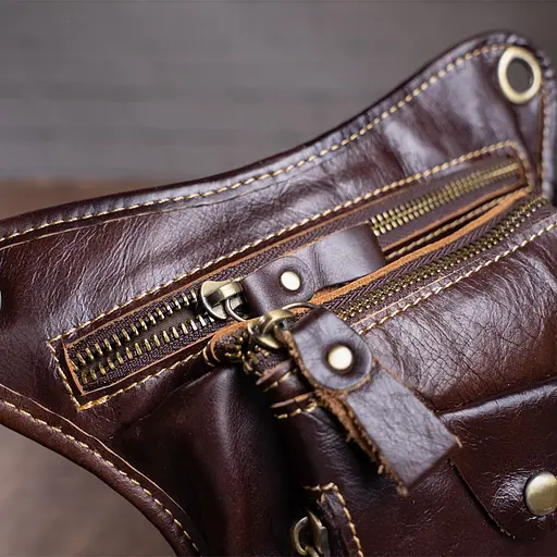 Чоловіча шкіряна сумка Vintage 16х22х3,5 см sum0012284 - фото 10