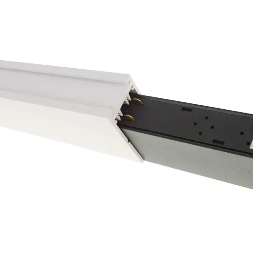 Шинопровод Brille магнитный универсальный 2 м HD-26TR/2 м WH - фото 6