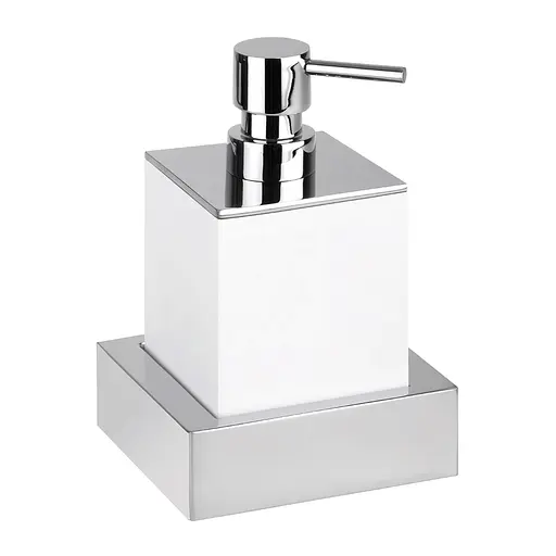 Дозатор для рідкого мила Bemeta Gamma настінний білий 145509012, Білий - фото 1