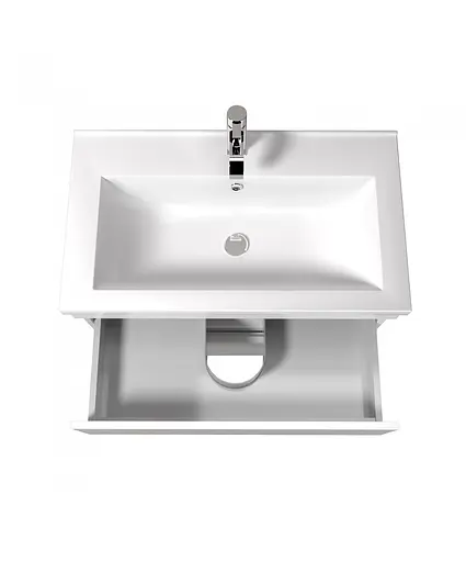 Тумба Мойдодир MoonShine 80 з умивальником Cosmo 80 підлогова Білий - фото 6