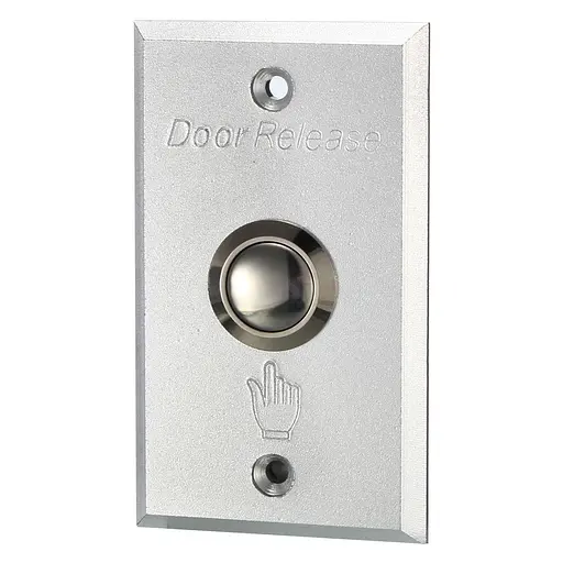 Кнопка освобождения панели переключения Uxcell NO для систем контроля доступа к дверям алюминиевый сплав - фото 2