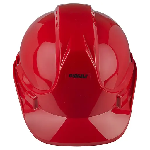 Каска строительная 9414501 8 точек крепления (красная) 9414511 - фото 1