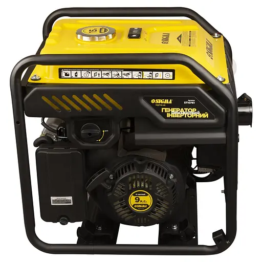 Генератор інверторний SIGMA 5.5/6.0 кВт, однофазний, ручний запуск (5710761) - фото 2
