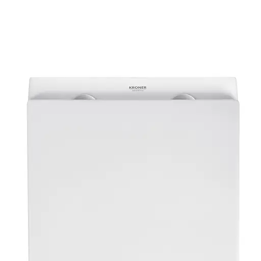 Унитаз подвесной Kroner Armada WHI513636 RIMLESS безободковый с сиденьем Slim Duroplast / Soft-close / Quick relase (KA513636WHIR), Белый - фото 10