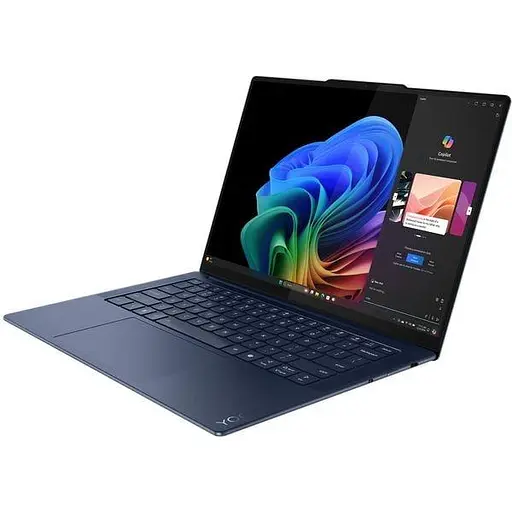 Ноутбук Lenovo Yoga Slim 7 14Q8X9, (83ED000NRM) / Qualcomm Snapdragon X Elite X1E-78-100 до 3,4 ГГц, 14,5 3K Touch, 16 ГБ SSD 1 ТБ, Adreno, Windows 11 Home, Cosmic Blue - фото 5