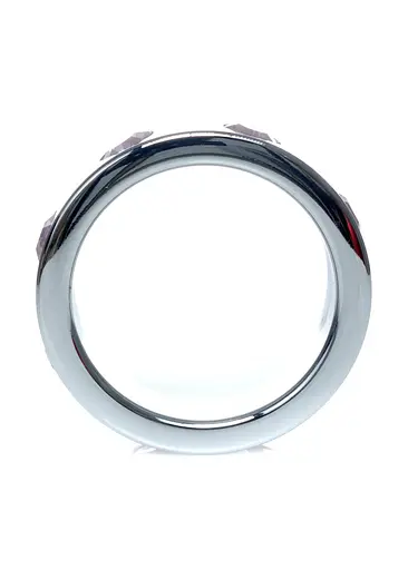 Ерекційне кільце B - Series HeavyFun Metal Cock Ring 5.5 см сріблястий - фото 3