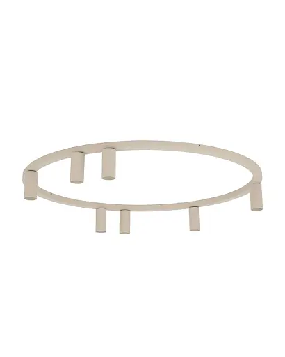 Люстра Nowodvorski 11948 Fourty Round GU10 R35 7x10W IP20 бежева - фото 1