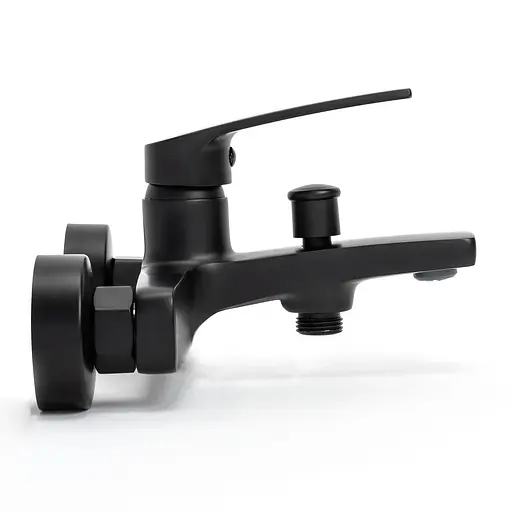 Смеситель для ванны Rea Luppo настенный black matt REA-B5770 Черный матовый - фото 3