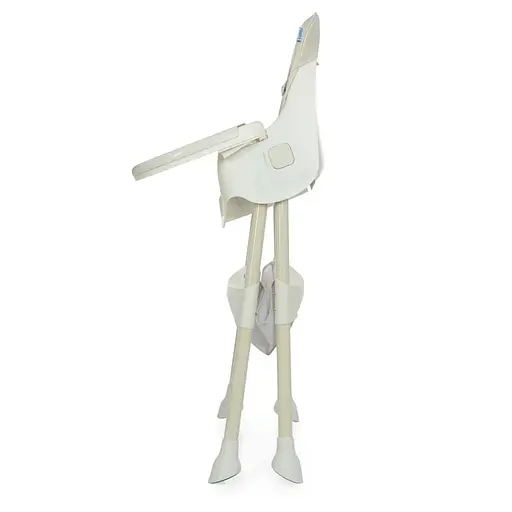 Стульчик для кормления M 4136-2 Ice Gray, складной, 5-ти точечный, экокожа - фото 2