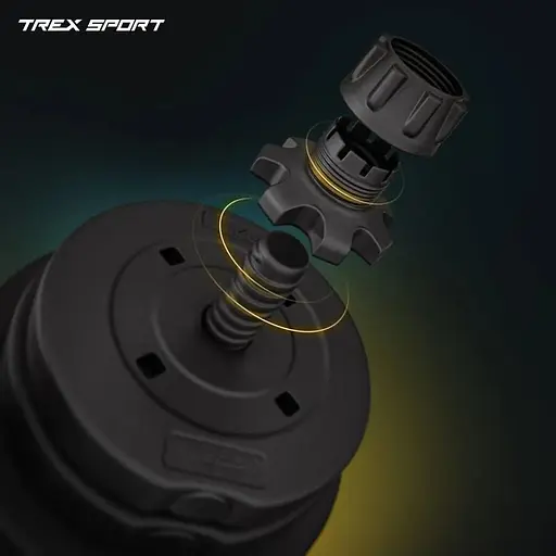 Гантели композитные регулируемые Trex Sport 2х20кг - фото 8