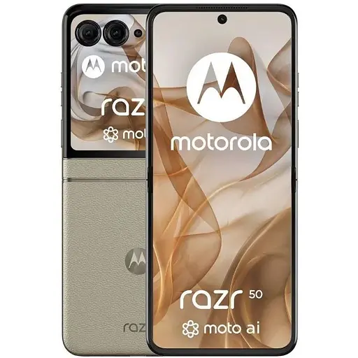 Смартфон Motorola Razr 50 8/256GB Beach Sand UA UCRF