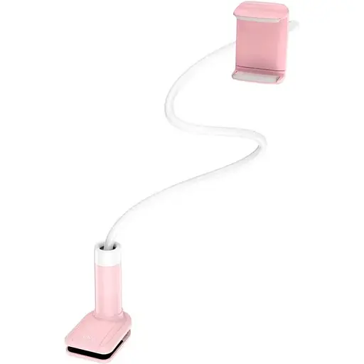 Подставка держатель для планшета Hoco PH23 Balu Tablet PC stand бело-розовая - фото 1