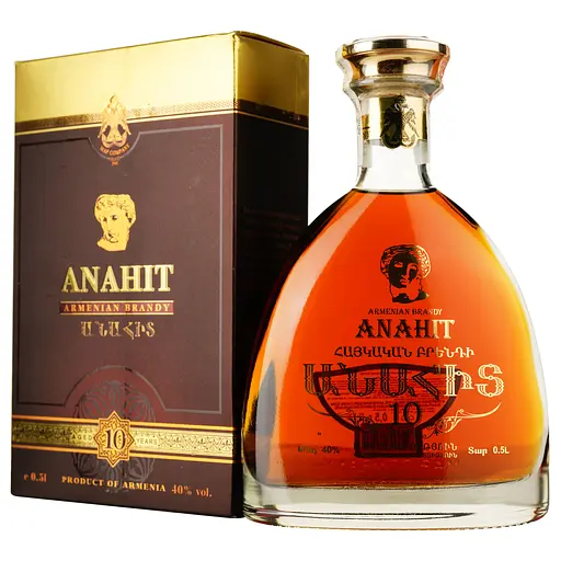 Уценка. Коньяк армянский Anahit, 10 y.o., 40%, 0,5 л (466687) - фото 1