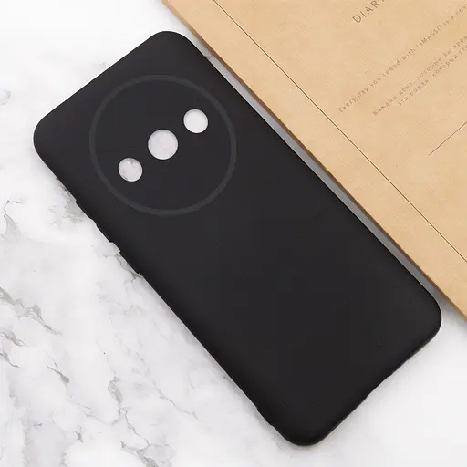 Чехол Lakshmi Silicone Cover Full Camera AA для Xiaomi Redmi A3 Черный/Black - фото 4