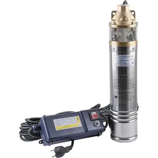 Насос вихровий свердловинний Optima 4SKm100 PRIME + кабель 20 м + пульт (23374) - фото 1