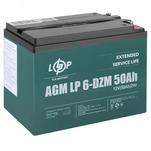 Аккумулятор LogicPower LP 6-DZM-50 Ah AGM - фото 3