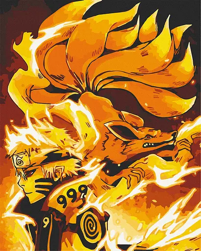 Картина за номерами. Art Craft "Наруто. Перевтілення" 40 * 50 см 10262-AC