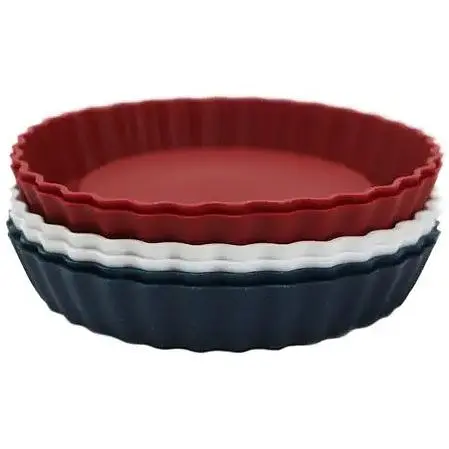 Форма для випікання Ernesto K10-111237 силіконова 6 шт. різнобарвна - фото 1