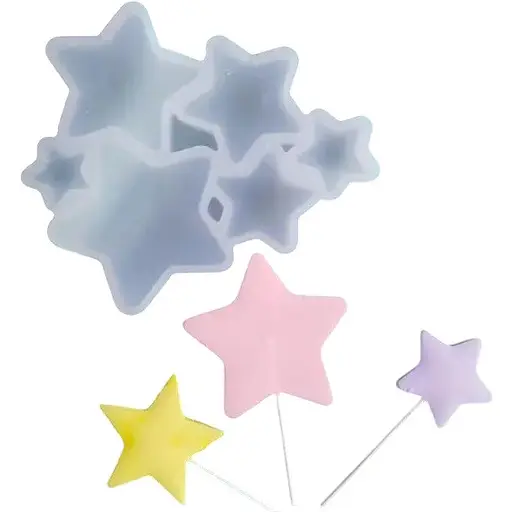 Форма Empire Звезда силиконовая для леденцов на 6 изделий 15 х 13 см 7449