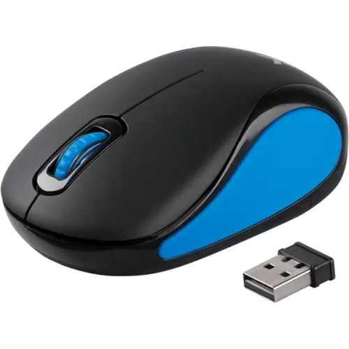 Мышь беспроводная Vinga MSW-907 Black Blue