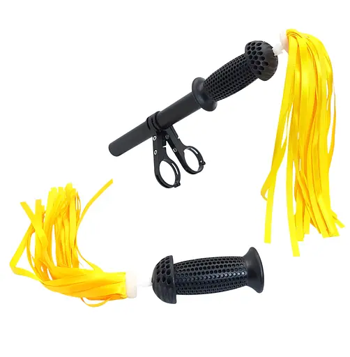 Ленты в руль детского велосипеда / самоката атласные однотонные желтый (G00019658) - фото 2