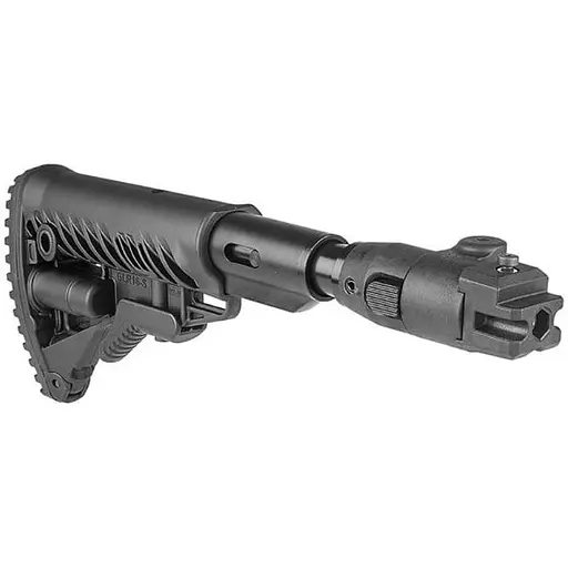 Приклад Fab Defense M4 с амортизатором для AK 47 полимер черный