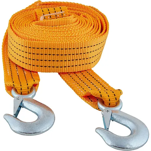 Трос буксирувальний Vitol ТР-250-5-1 стрічка 5 тонн 50 мм х 5 м помаранчевий (TR-250-5-1) - фото 1