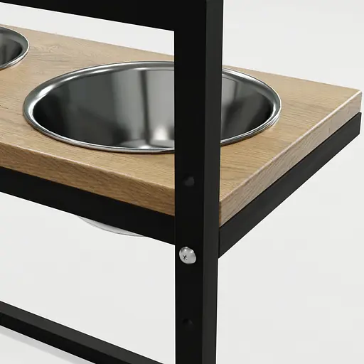 Hollky Flex L — регулируемые миски на подставке для больших собак (2 × 1.8 л) - фото 3