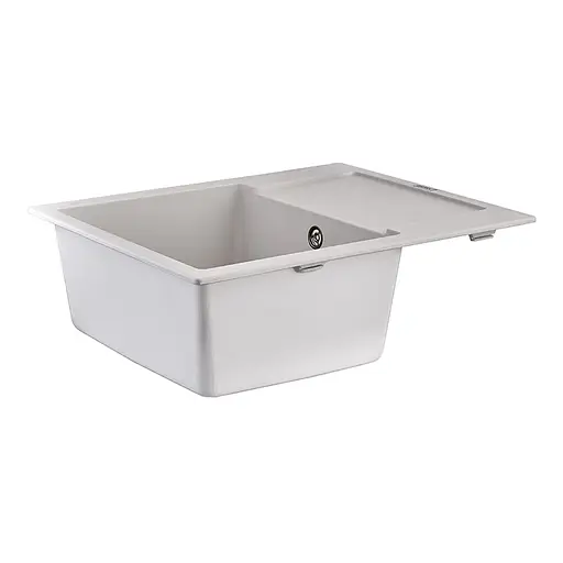 Кухонная мойка Zerix ZS-6250S-01 white ZX4587, Белый матовый - фото 4