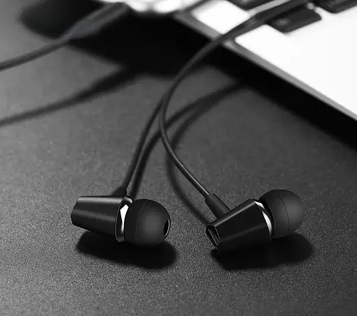 Дротові навушники Hoco M34, з мікрофоном, 3.5mm, 1.2m, Чорний - фото 6