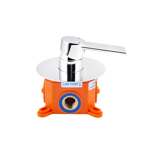 Набір гігієнічного душу прихованого монтажу Kroner KRP Basis - C080SB CV024298, Хром - фото 4