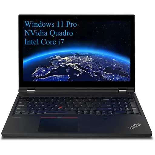 Ноутбук Lenovo ThinkPad P15 G1, IPS, I7-10750H, 128GB DDR4, 1TB m2 PCIe, 2TB m2 PCIe, RTX 1000 4GB