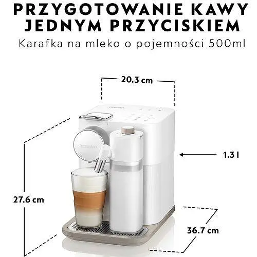 Кофемашина De'Longhi Nespresso Gran Lattissima EN 640.W - фото 5