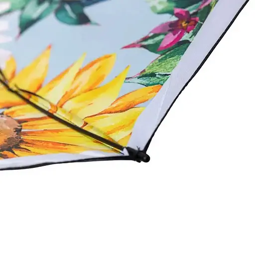 Зонтик Yiwu HP-23-14Y механический складной 100 см желтый - фото 7