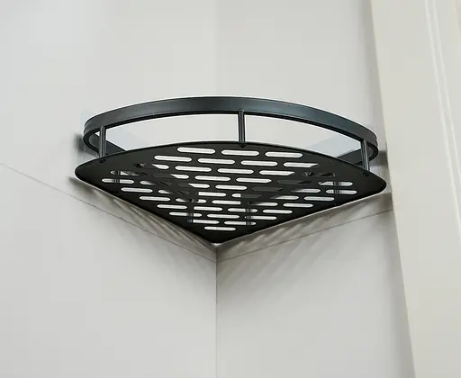 Набір металевих полиць для ванної кімнати Fabrika OPAL 2 шт Чорні (FK-WB1005-2) - фото 10