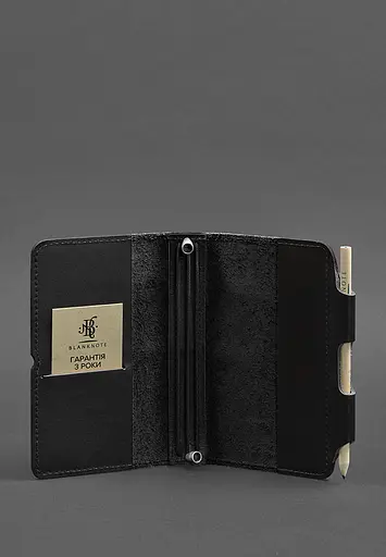 Шкіряний блокнот (Софт-бук) 3.0 чорний - фото 4